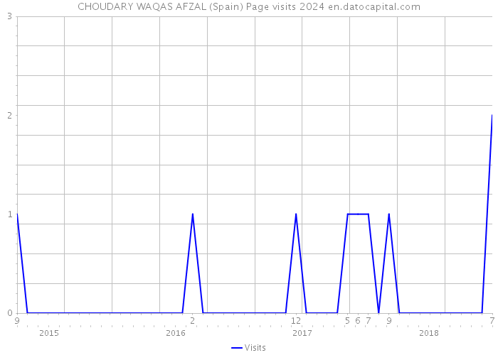 CHOUDARY WAQAS AFZAL (Spain) Page visits 2024 