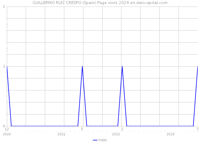 GUILLERMO RUIZ CRESPO (Spain) Page visits 2024 