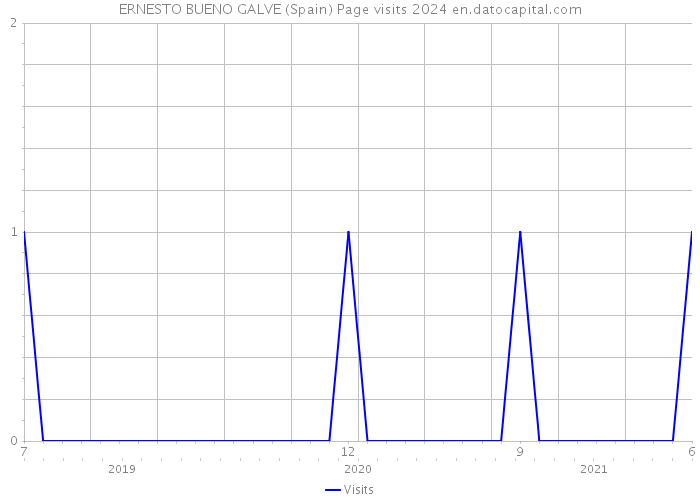 ERNESTO BUENO GALVE (Spain) Page visits 2024 