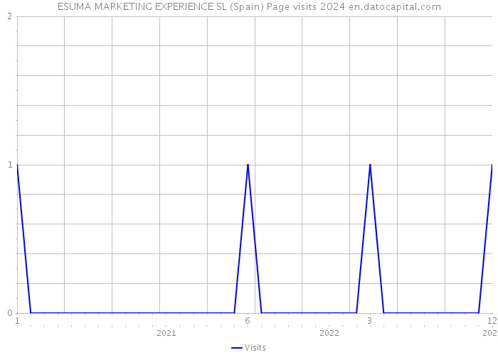 ESUMA MARKETING EXPERIENCE SL (Spain) Page visits 2024 