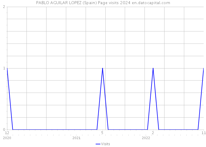 PABLO AGUILAR LOPEZ (Spain) Page visits 2024 