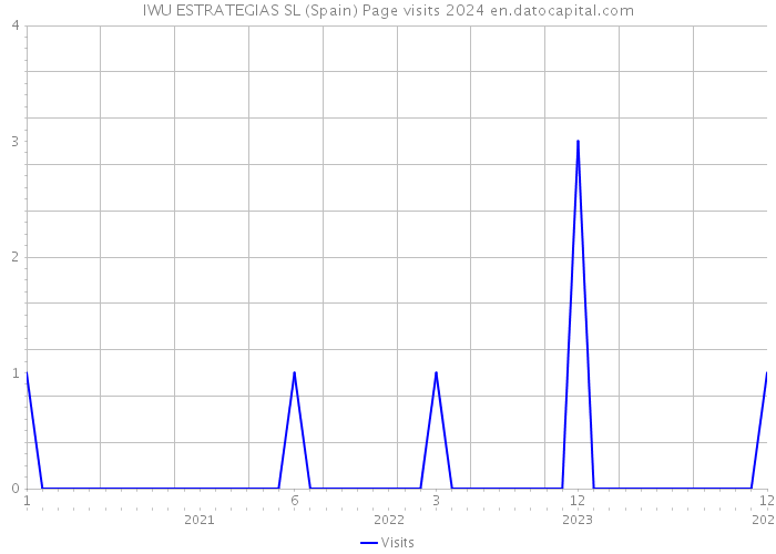 IWU ESTRATEGIAS SL (Spain) Page visits 2024 