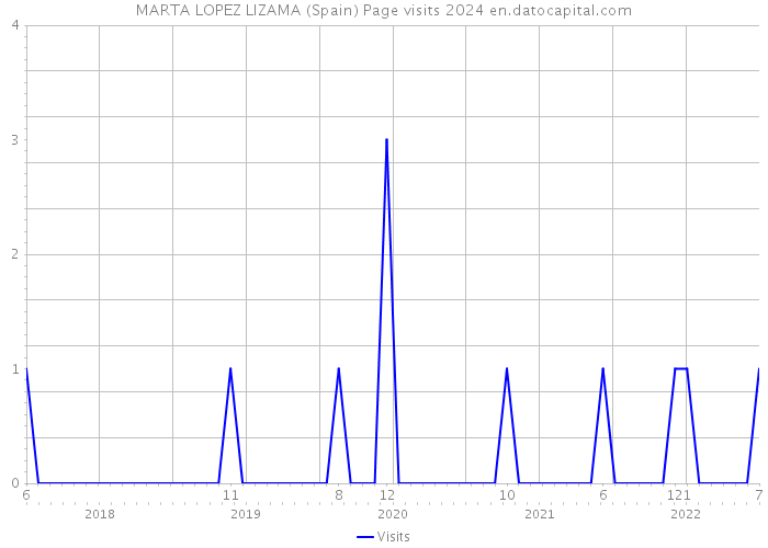 MARTA LOPEZ LIZAMA (Spain) Page visits 2024 