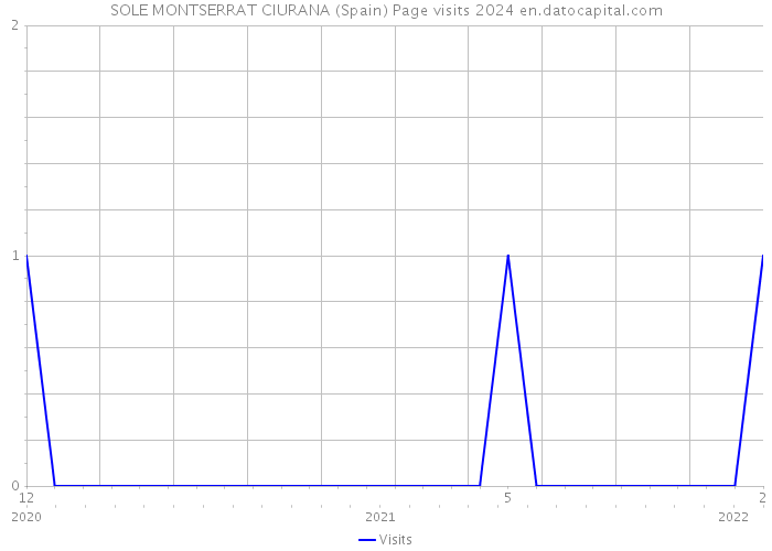 SOLE MONTSERRAT CIURANA (Spain) Page visits 2024 