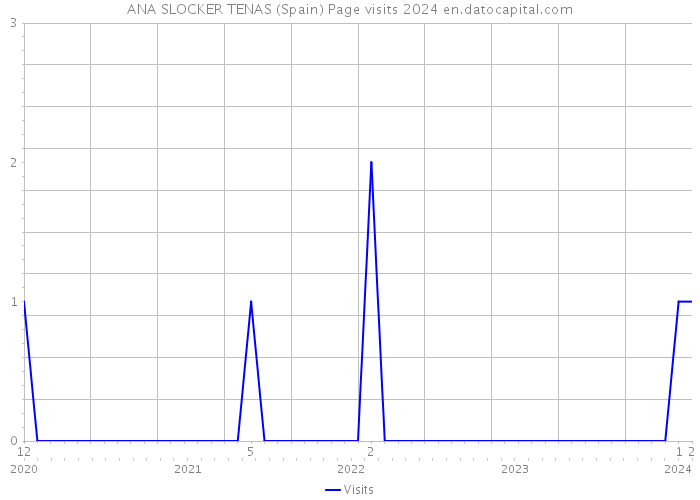 ANA SLOCKER TENAS (Spain) Page visits 2024 