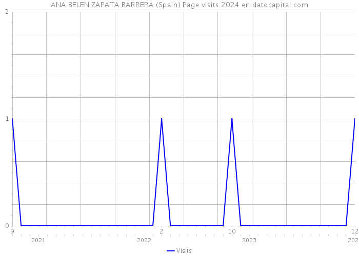 ANA BELEN ZAPATA BARRERA (Spain) Page visits 2024 