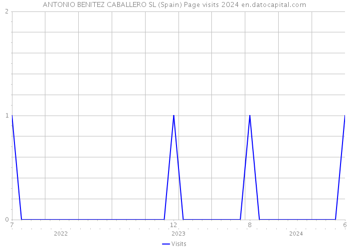 ANTONIO BENITEZ CABALLERO SL (Spain) Page visits 2024 
