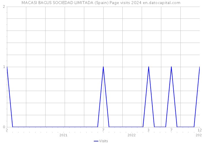 MACASI BAGUS SOCIEDAD LIMITADA (Spain) Page visits 2024 