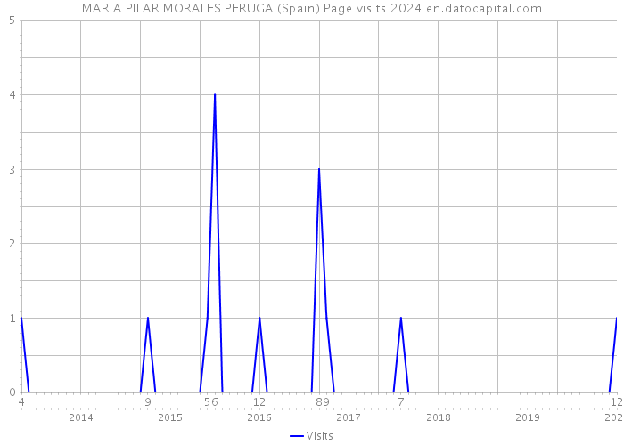 MARIA PILAR MORALES PERUGA (Spain) Page visits 2024 