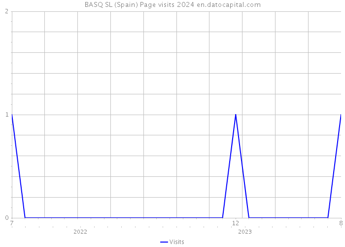 BASQ SL (Spain) Page visits 2024 