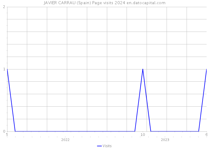 JAVIER CARRAU (Spain) Page visits 2024 