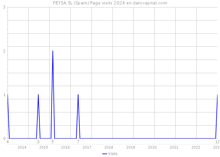 FEYSA SL (Spain) Page visits 2024 