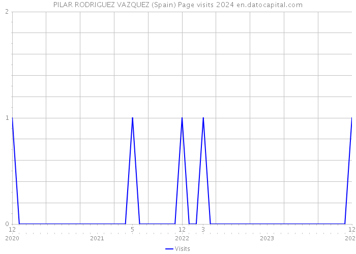 PILAR RODRIGUEZ VAZQUEZ (Spain) Page visits 2024 