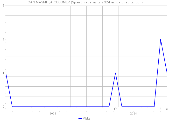 JOAN MASMITJA COLOMER (Spain) Page visits 2024 