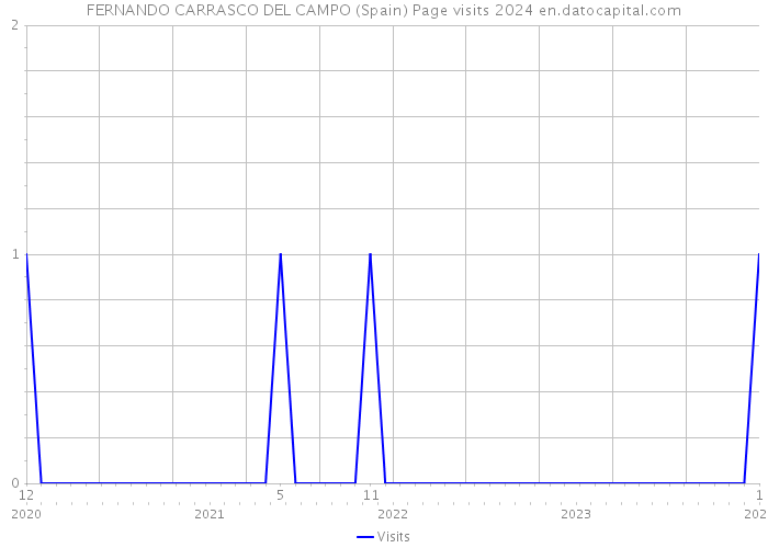 FERNANDO CARRASCO DEL CAMPO (Spain) Page visits 2024 