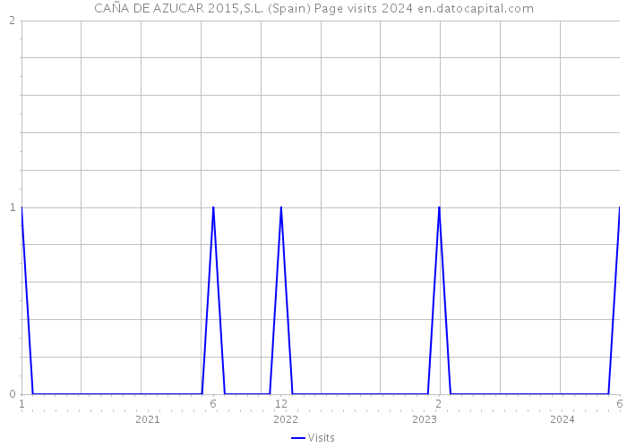 CAÑA DE AZUCAR 2015,S.L. (Spain) Page visits 2024 