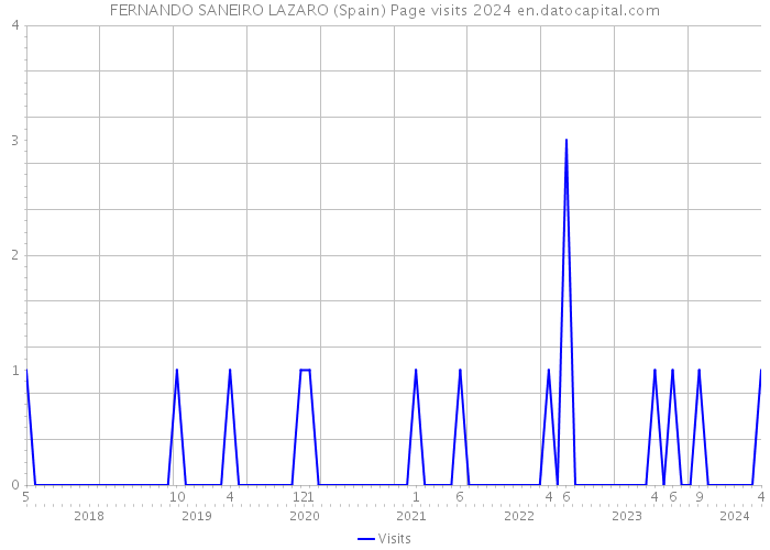 FERNANDO SANEIRO LAZARO (Spain) Page visits 2024 