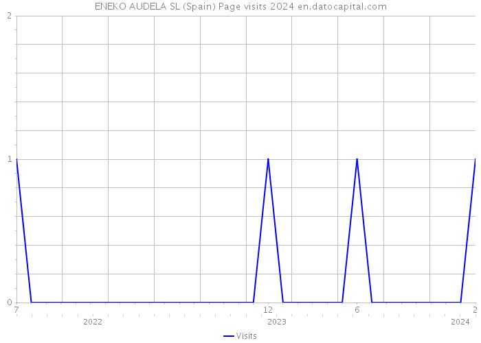 ENEKO AUDELA SL (Spain) Page visits 2024 