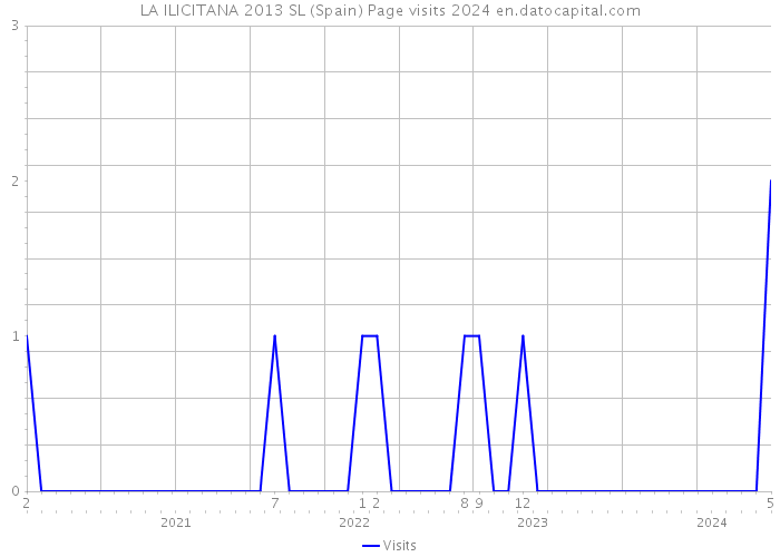LA ILICITANA 2013 SL (Spain) Page visits 2024 