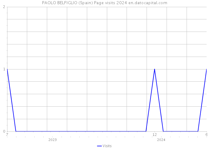 PAOLO BELFIGLIO (Spain) Page visits 2024 