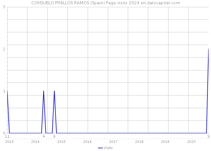 CONSUELO PINILLOS RAMOS (Spain) Page visits 2024 