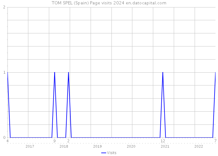 TOM SPEL (Spain) Page visits 2024 