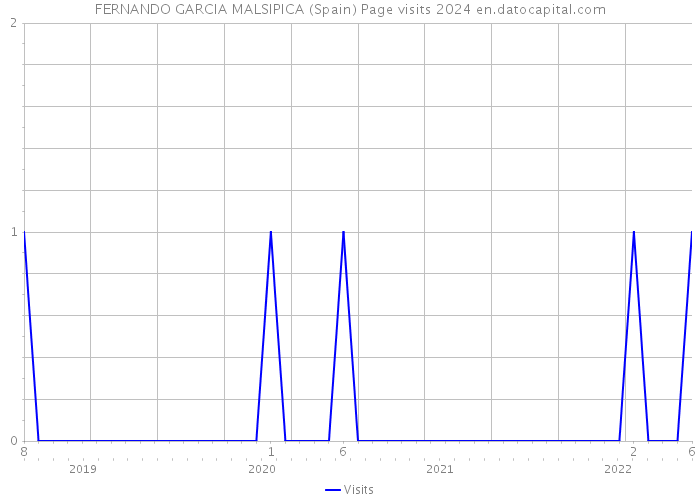 FERNANDO GARCIA MALSIPICA (Spain) Page visits 2024 