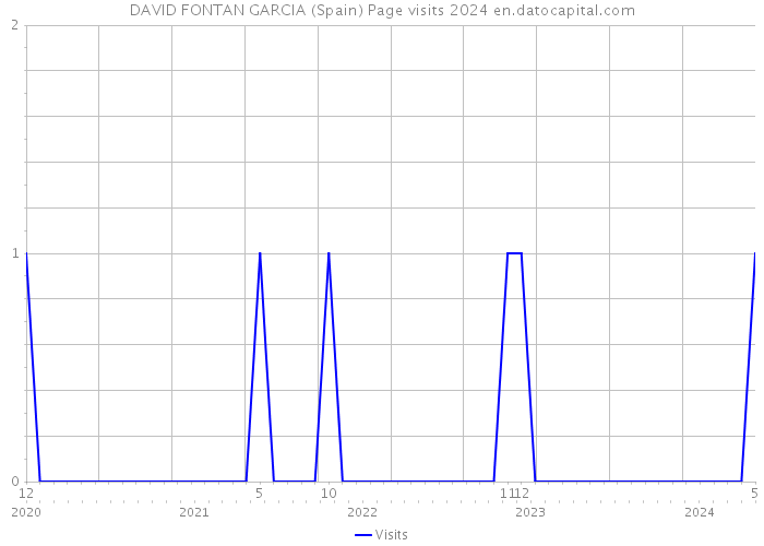 DAVID FONTAN GARCIA (Spain) Page visits 2024 