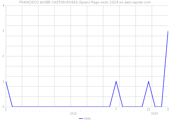 FRANCISCO JAVIER CASTON ROSAS (Spain) Page visits 2024 