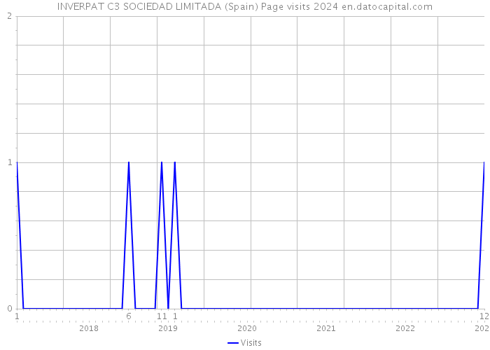 INVERPAT C3 SOCIEDAD LIMITADA (Spain) Page visits 2024 