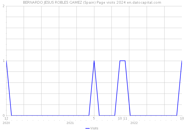 BERNARDO JESUS ROBLES GAMEZ (Spain) Page visits 2024 