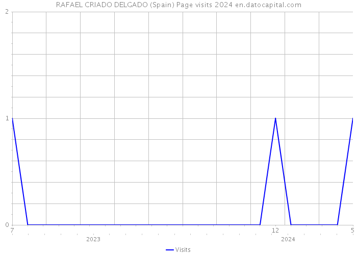 RAFAEL CRIADO DELGADO (Spain) Page visits 2024 