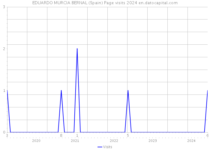 EDUARDO MURCIA BERNAL (Spain) Page visits 2024 