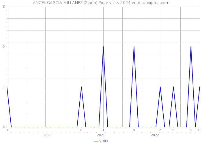 ANGEL GARCIA MILLANES (Spain) Page visits 2024 