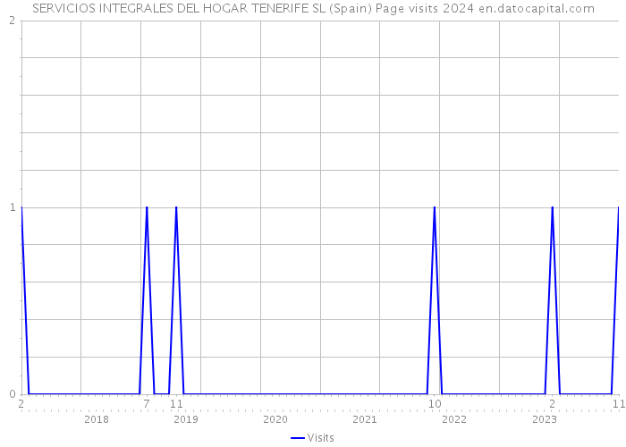 SERVICIOS INTEGRALES DEL HOGAR TENERIFE SL (Spain) Page visits 2024 