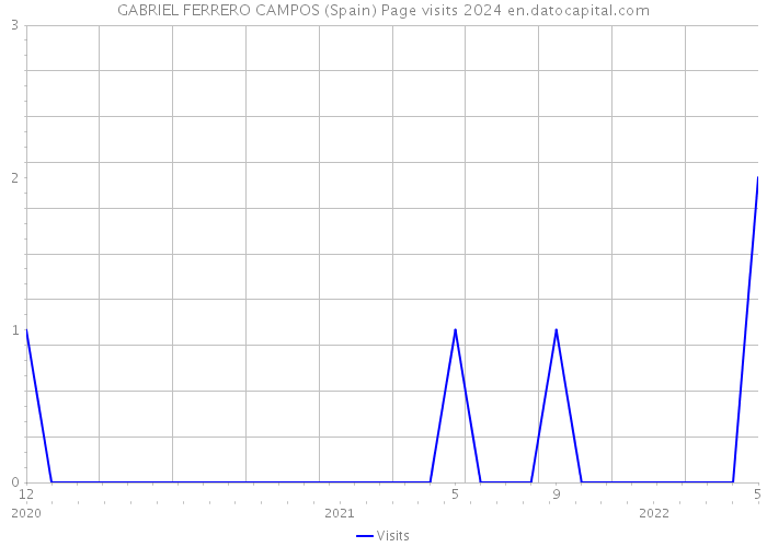GABRIEL FERRERO CAMPOS (Spain) Page visits 2024 