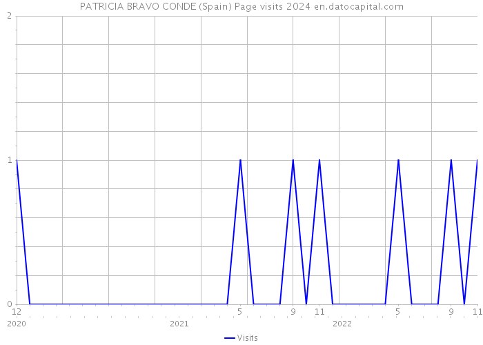 PATRICIA BRAVO CONDE (Spain) Page visits 2024 