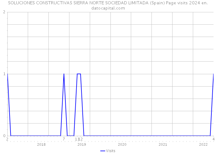 SOLUCIONES CONSTRUCTIVAS SIERRA NORTE SOCIEDAD LIMITADA (Spain) Page visits 2024 