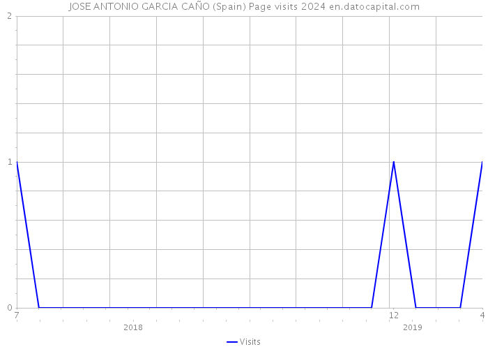 JOSE ANTONIO GARCIA CAÑO (Spain) Page visits 2024 