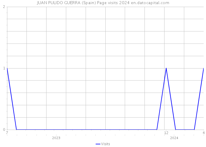 JUAN PULIDO GUERRA (Spain) Page visits 2024 