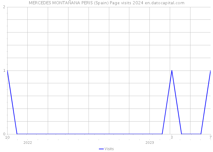 MERCEDES MONTAÑANA PERIS (Spain) Page visits 2024 