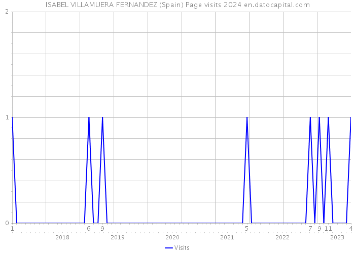 ISABEL VILLAMUERA FERNANDEZ (Spain) Page visits 2024 