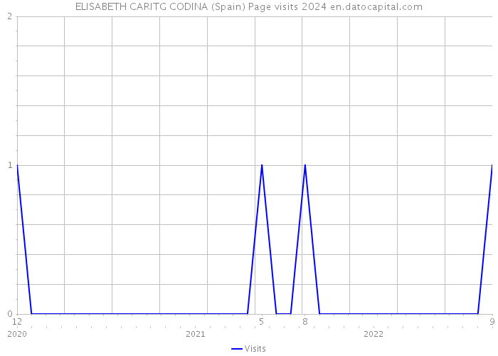 ELISABETH CARITG CODINA (Spain) Page visits 2024 