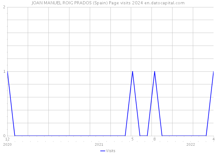 JOAN MANUEL ROIG PRADOS (Spain) Page visits 2024 