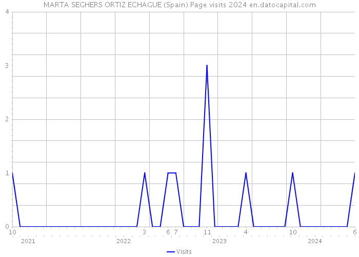 MARTA SEGHERS ORTIZ ECHAGUE (Spain) Page visits 2024 