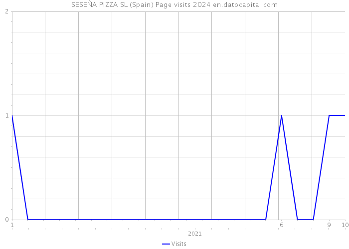 SESEÑA PIZZA SL (Spain) Page visits 2024 