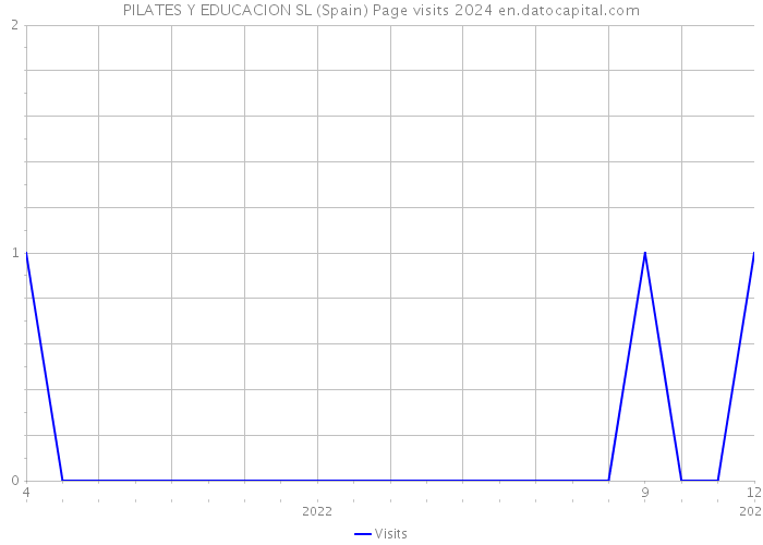 PILATES Y EDUCACION SL (Spain) Page visits 2024 
