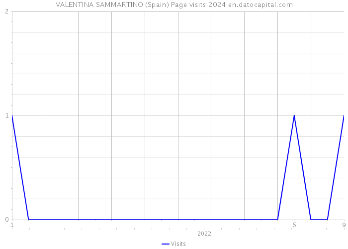 VALENTINA SAMMARTINO (Spain) Page visits 2024 
