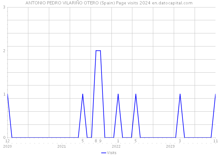 ANTONIO PEDRO VILARIÑO OTERO (Spain) Page visits 2024 