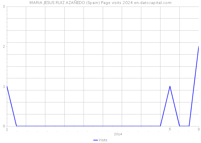 MARIA JESUS RUIZ AZAÑEDO (Spain) Page visits 2024 